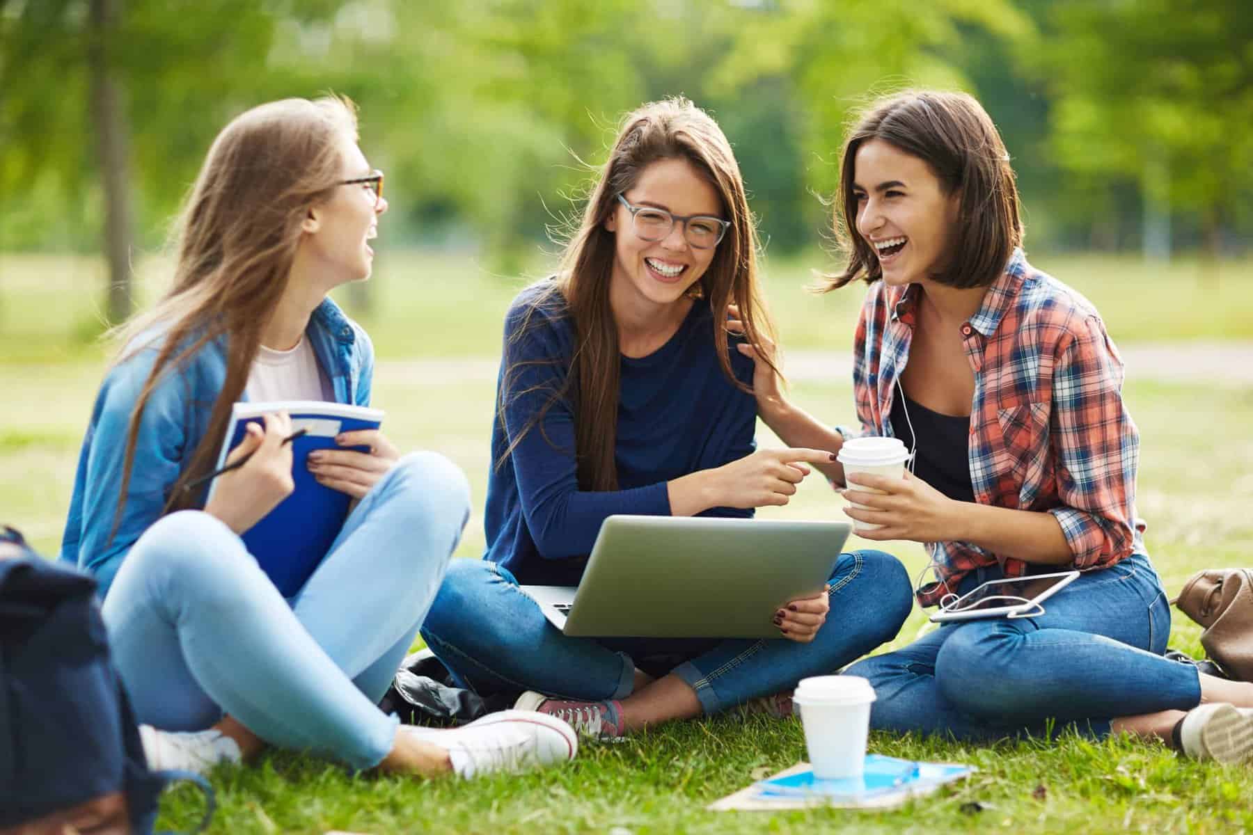 Friendly teens